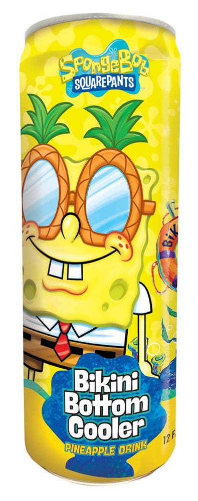 SpongeBob Bikini Bottom Cooler Pineapple Drink, 12ct Cans