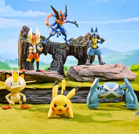 Pokemon Keeppley Battle Series Wave 1 Model Kit Set