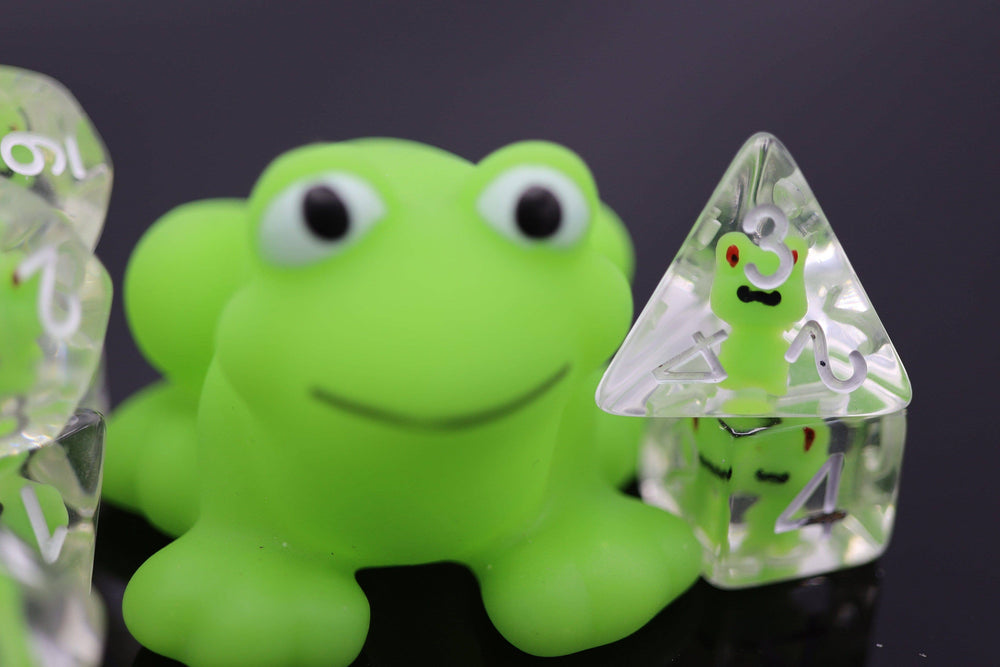 Frog RPG Dice Set