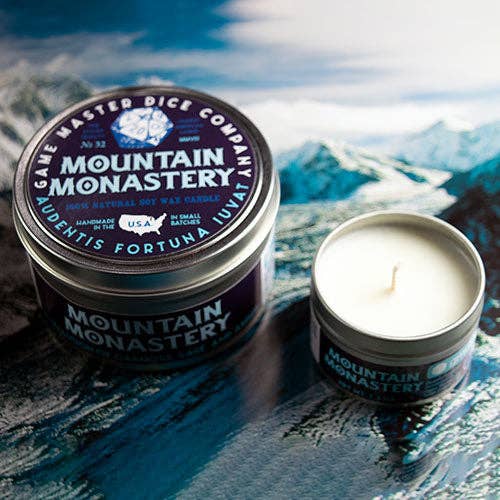 Mountain Monastery Gaming Candle: 8oz