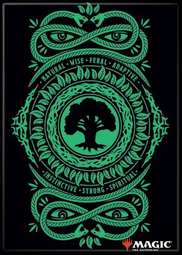 Magic the Gathering Green Forest Mana Magnet