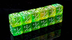 +/- Counter Dice 12ct Set - Galaxy - Fairy Lights