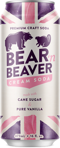 Bear 'N Beaver - Cream Soda 16 fl oz Can