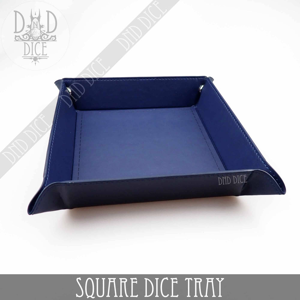 Square Dice Tray: Tan