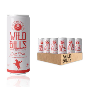Wild Bill's - Diet Cola: Premium Zero Sugar Craft Soda