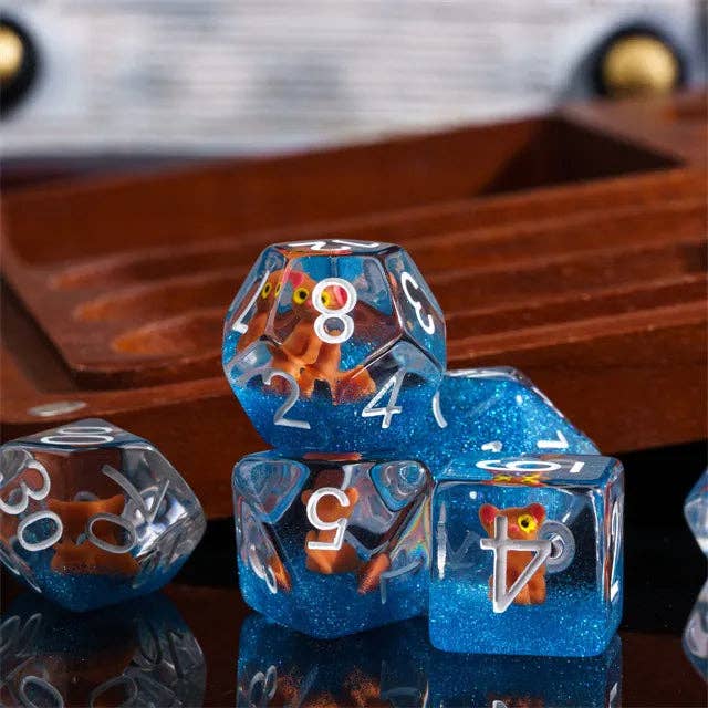 Honey the Cat RPG Dice Set