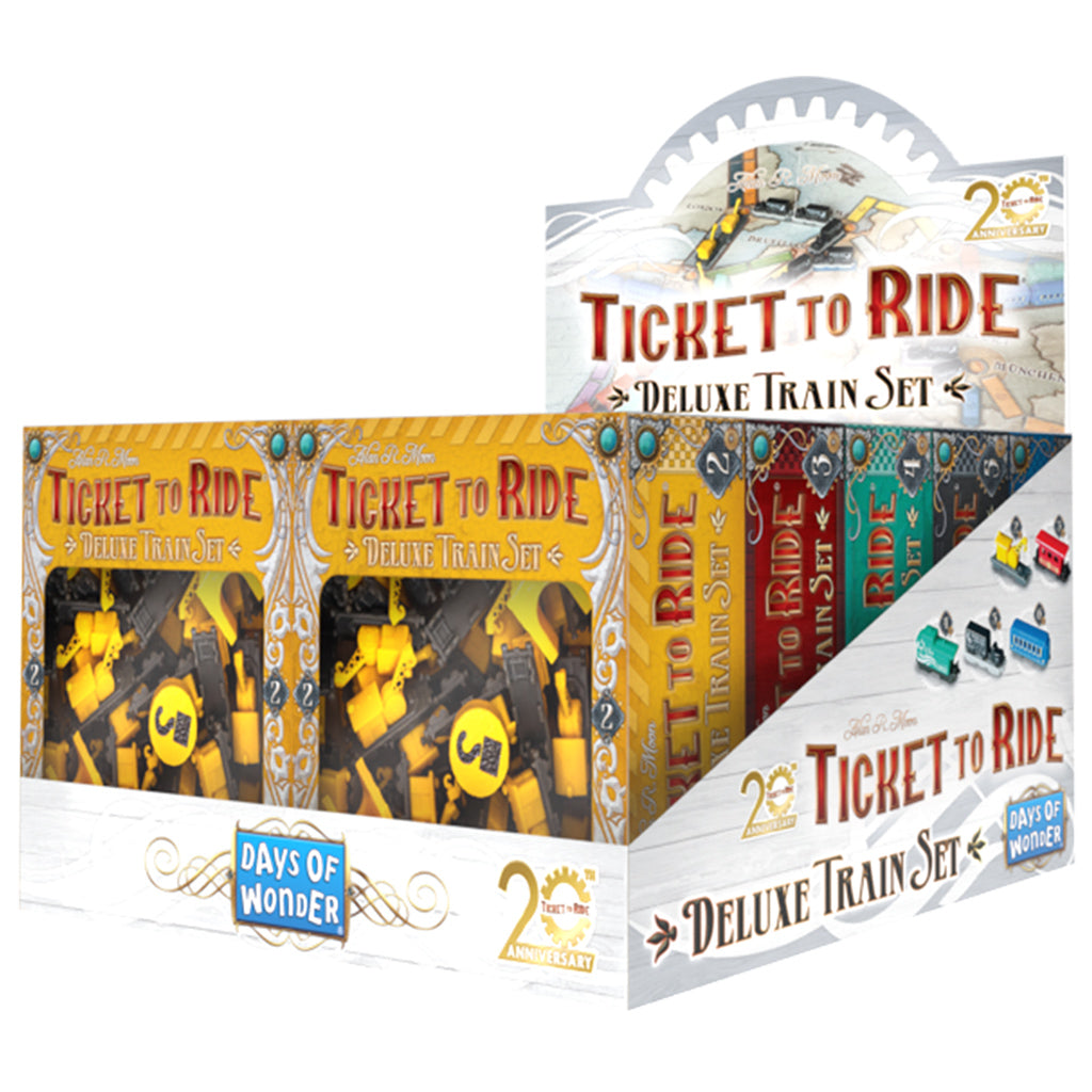 Ticket to Ride 20th Anniversary Deluxe Train Set Display