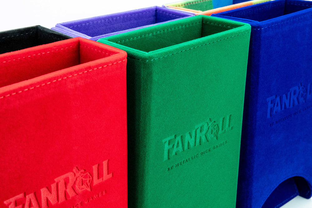 Fold Up Dice Towers for Random DND Dice Rolls (6 colors): Blue