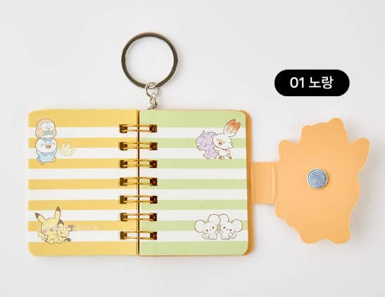 Pokémon Poképeace Mini Keyring Notebook