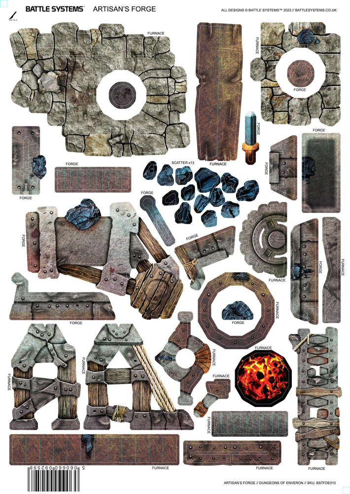 Battle Systems: Fantasy Dungeon - Artisan's Forge