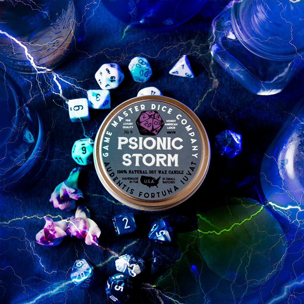 Psionic Storm Gaming Candle: 8oz