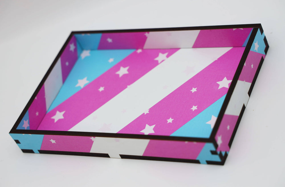 Chromatic Pride Dice Tray - Transgender