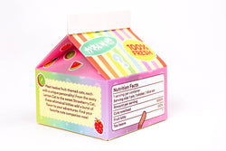 Milk Carton Mystery Dice 12 Pack Different Fruit Kawaii Cats