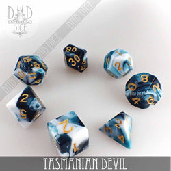 Tasmanian Devil 7 Dice Set