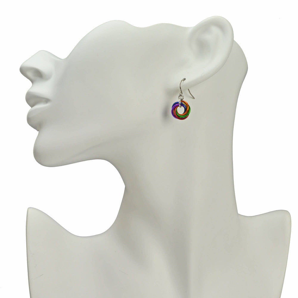 LGBTQ Rainbow Pride - Mini Knot Earring
