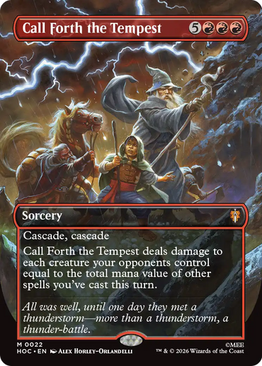 Call Forth the Tempest (Borderless) [The Hobbit: Eternal-Legal]