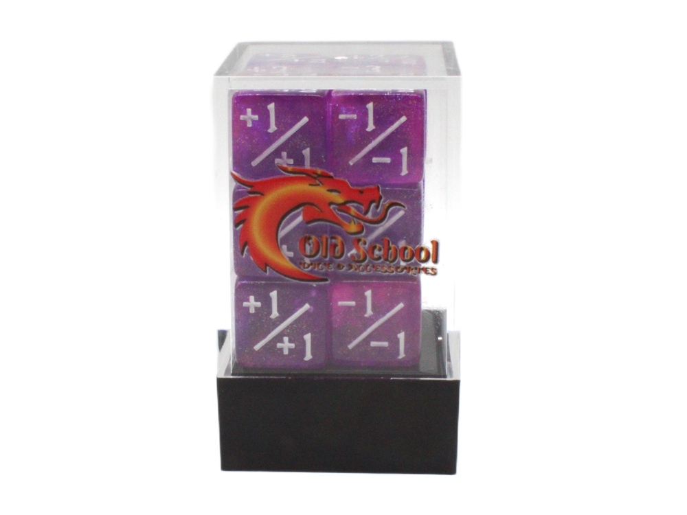 +/- Counter Dice 12ct Set - Galaxy - Majestic Cosmos