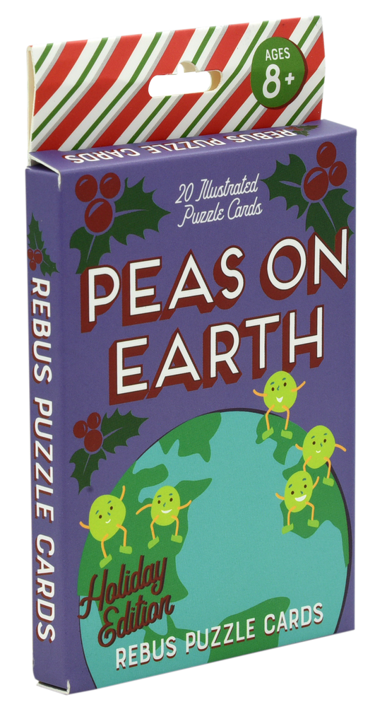 Peas on Earth Holiday Rebus Cards Deluxe Edition