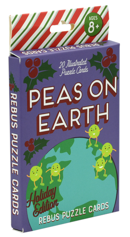 Peas on Earth Holiday Rebus Cards Deluxe Edition