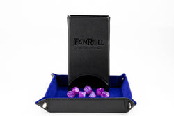 Fold Up Dice Towers for Random DND Dice Rolls (6 colors): Blue