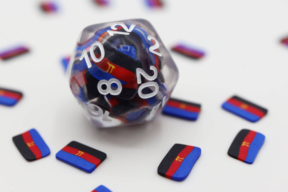 Polyamorous Flag RPG Dice Set