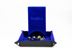Fold Up Dice Towers for Random DND Dice Rolls (6 colors): Watercolor Rainbow