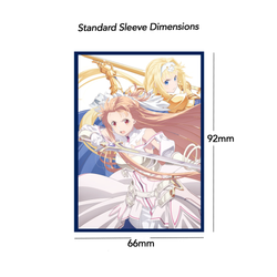 Officially Licensed SAOAlicization YGO Sleeves Alice & Asuna