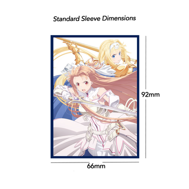Officially Licensed SAOAlicization YGO Sleeves Alice & Asuna