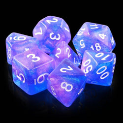 Sapphire Phantom RPG Dice Set