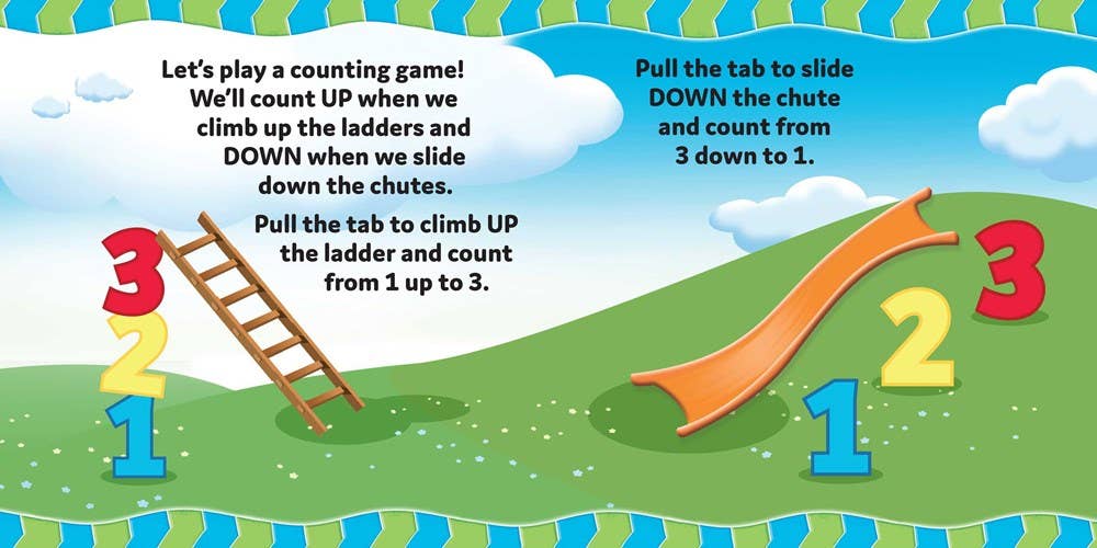 Chutes and Ladders: Counting Up & Down (Pull Tab/Board Book)