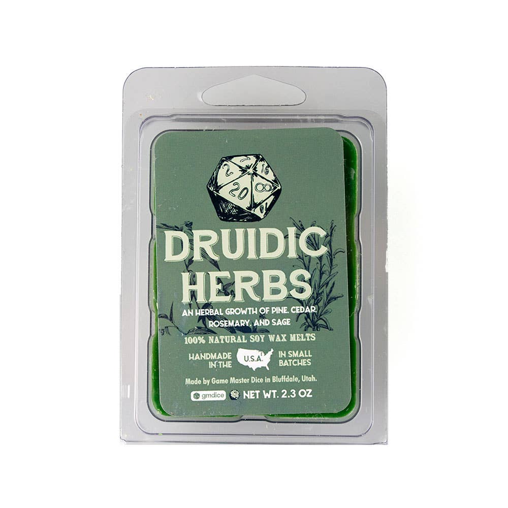 Druidic Herbs Gaming Candle: 8oz