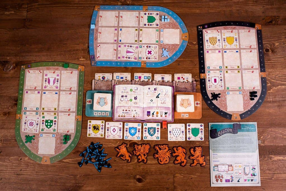 Blazon - Heraldic Shield Design Board Game