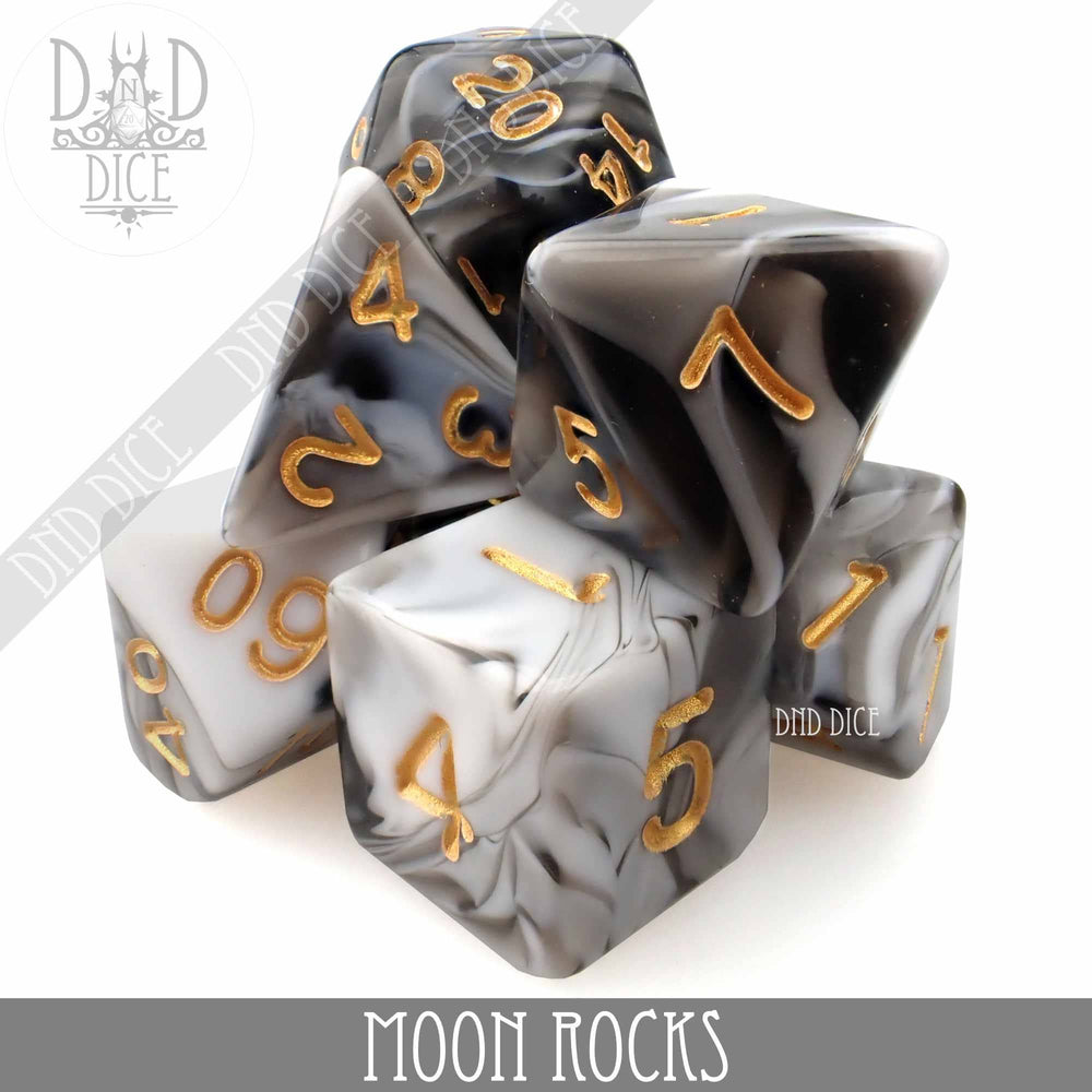 Moon Rocks 7 Dice Set