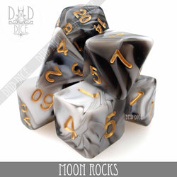 Moon Rocks 7 Dice Set