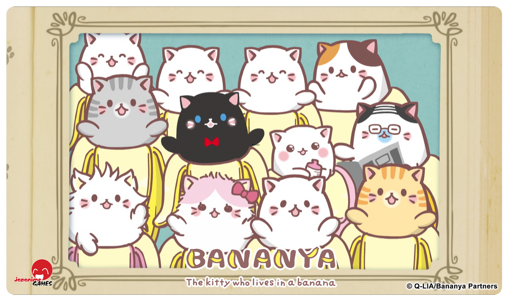 Officially Licensed Bananya Playmat - Bananya Family