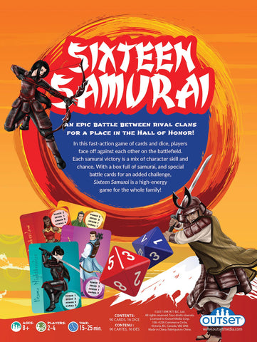 Sixteen Samurai Card Game
