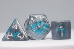 Teal Octopus RPG Dice Set