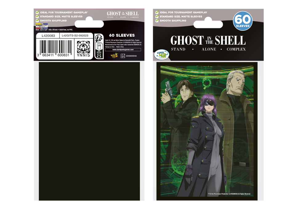 Officially Licensed Ghost in a Shell Std Sleeves - Section 9
