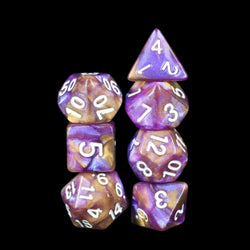 Puce RPG Dice Set