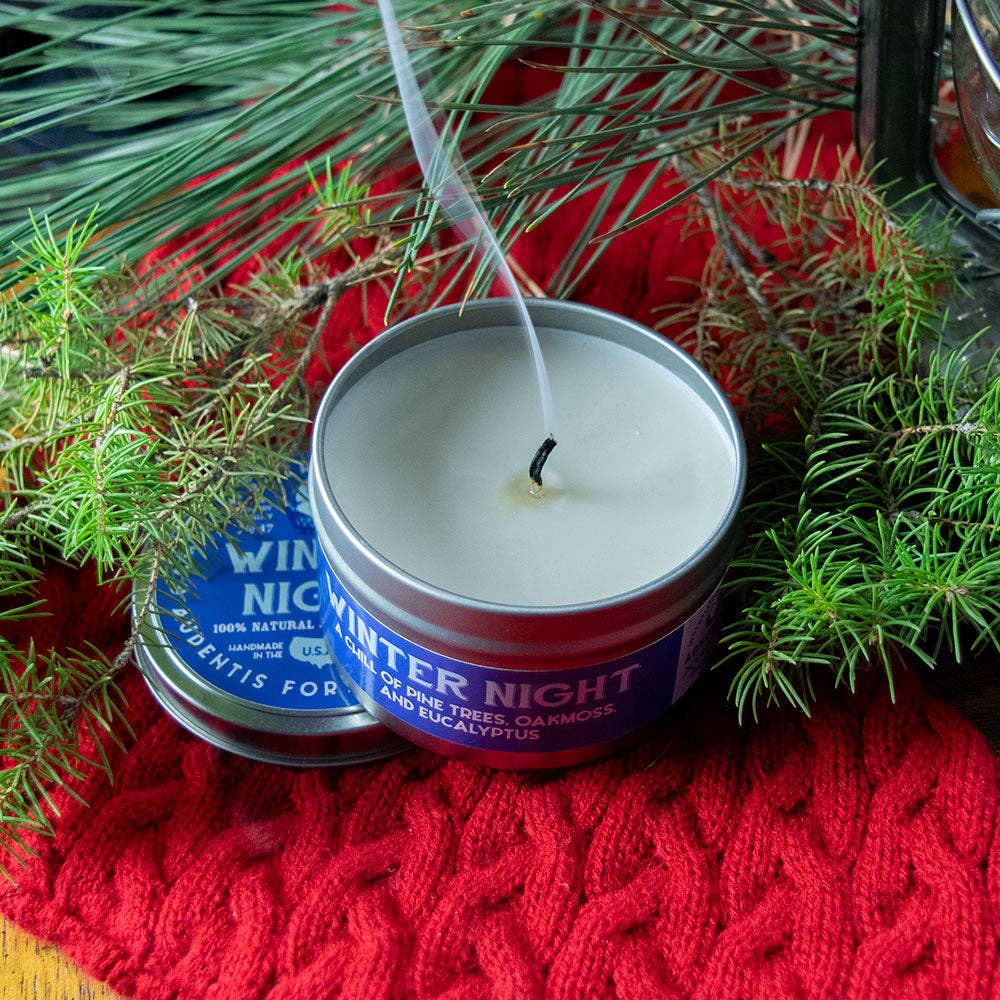 Winter Night Gaming Candle: 8oz