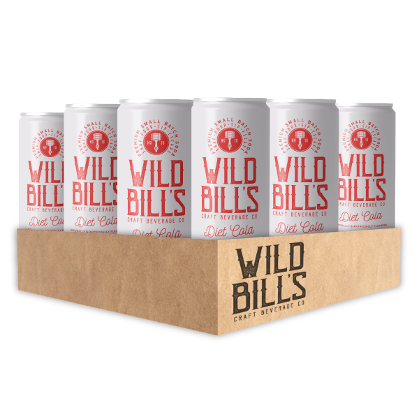 Wild Bill's - Diet Cola: Premium Zero Sugar Craft Soda