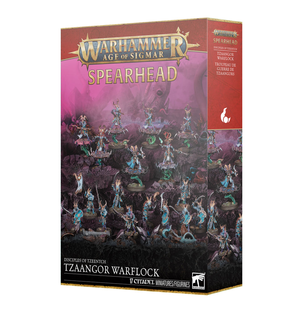 Age of Sigmar Spearhead — Disciples of Tzeentch Tzaangor Warflock