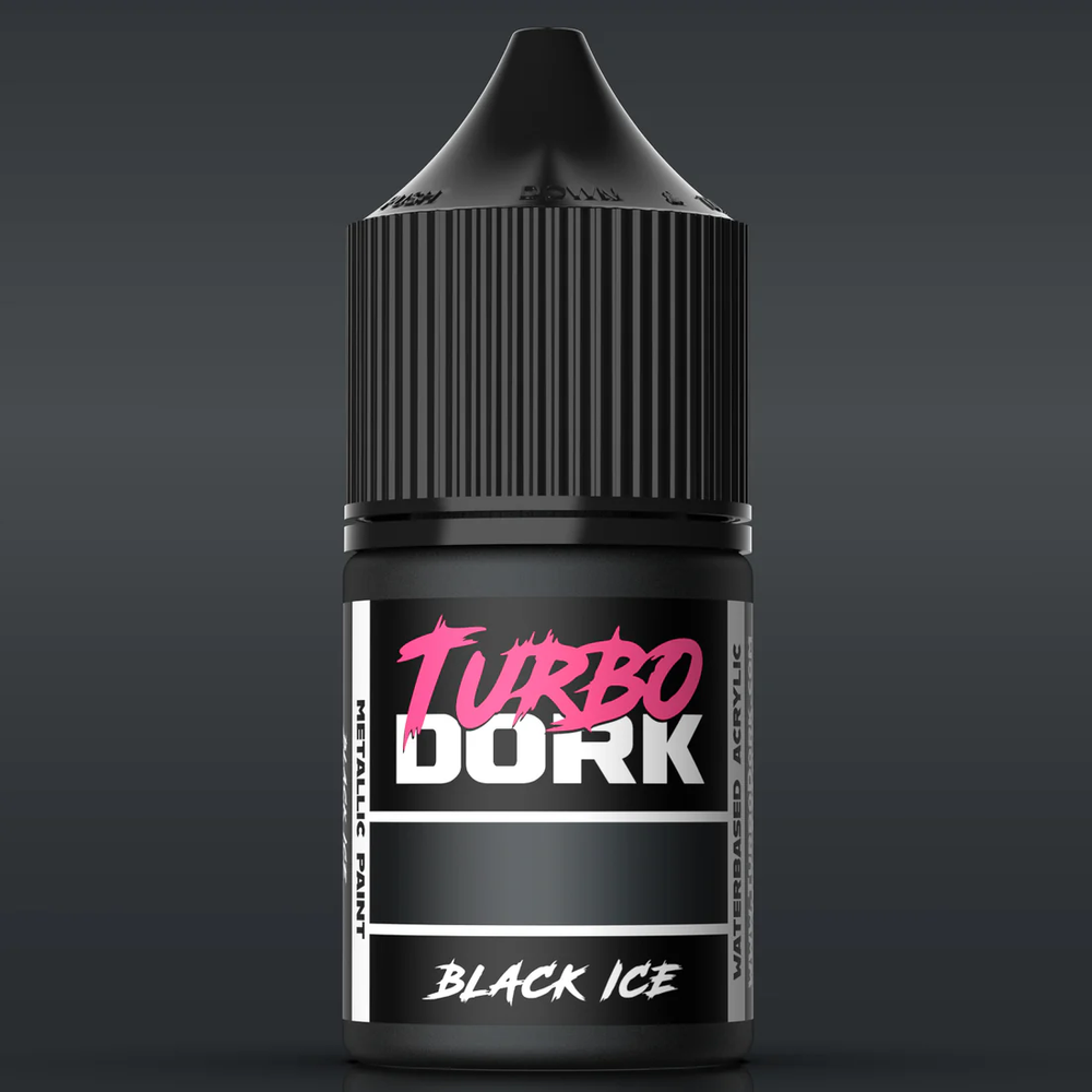 Black ICE Metallic Acrylic Paint 22ml Bottle