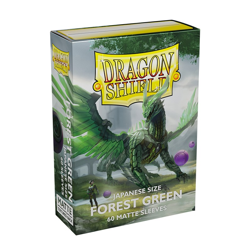 Dragon Shield Japanese Matte — Forest Green (60)