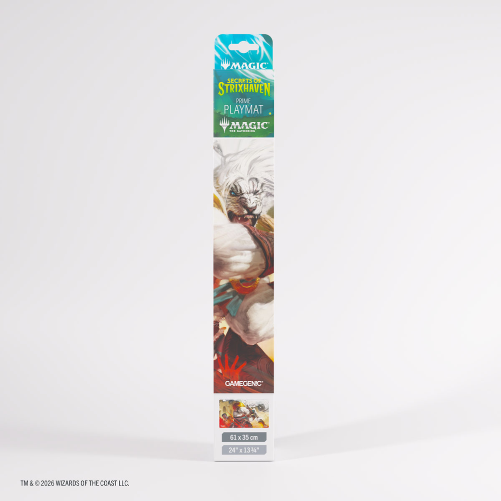 Magic: The Gathering Secrets of Strixhaven Prime Playmat - Ajani's Response