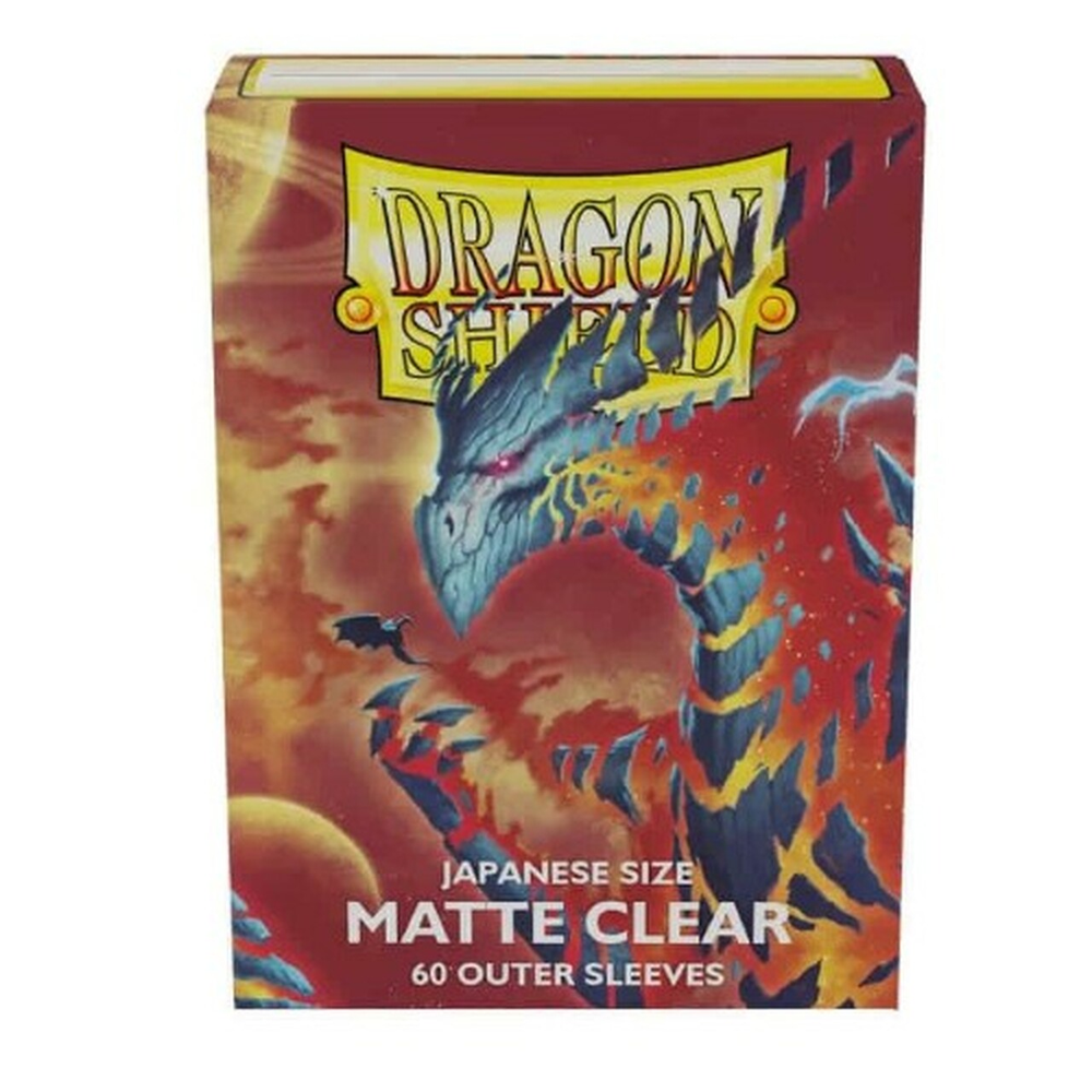 Dragon Shield Japanese Matte Outer Sleeves — Clear (60)