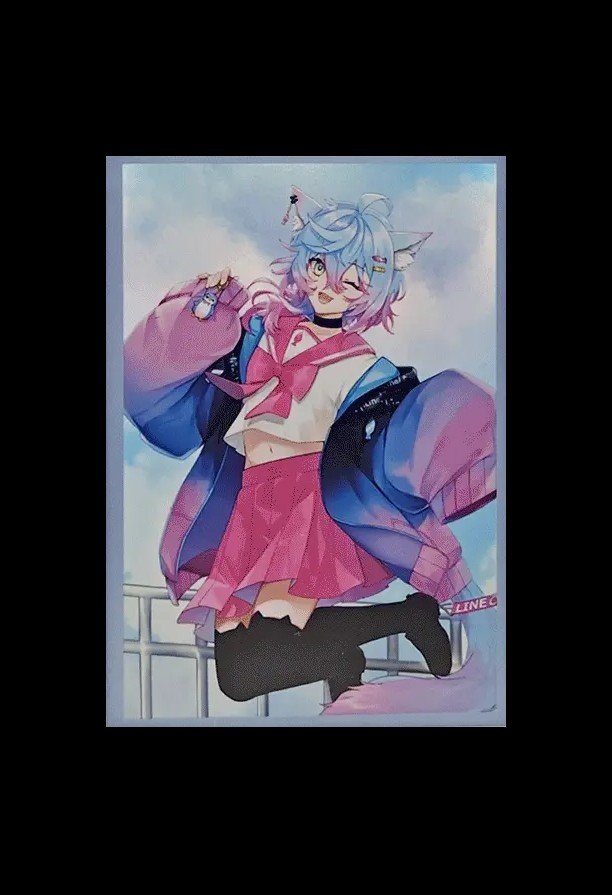 Oshi Push Hidden Links: Premium Foil Sleeves LineChu - LIMITED EDITION