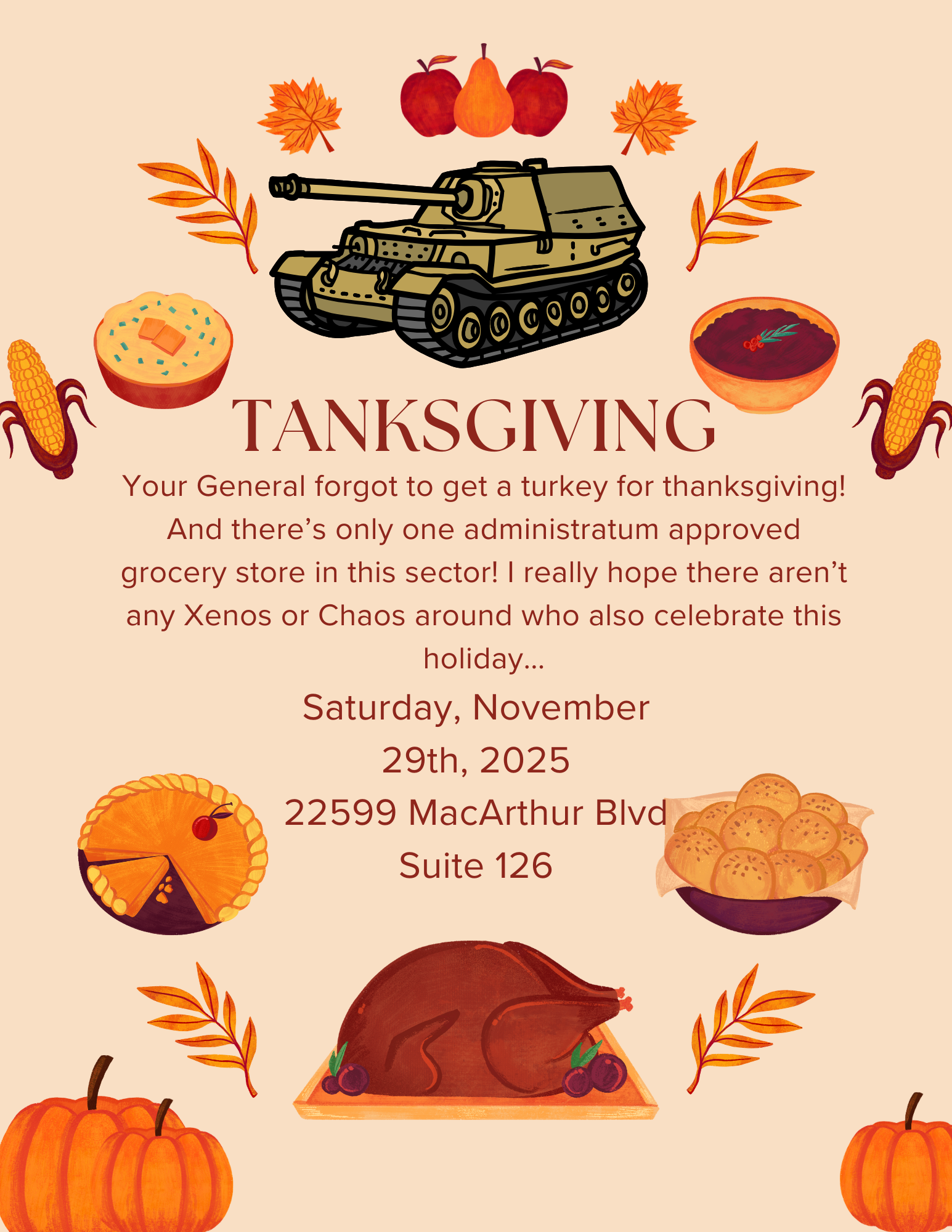 TANKSgiving! 2025 – 11/29