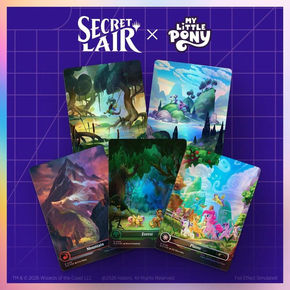 Secret Lair Drop: Secret Lair x My Little Pony: The Lands of Equestria - Traditional Foil Edition - Secret Lair Drop Series (SLD)
