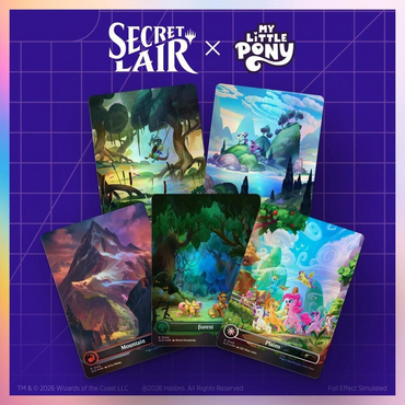 Secret Lair Drop: Secret Lair x My Little Pony: The Lands of Equestria - Traditional Foil Edition - Secret Lair Drop Series (SLD)